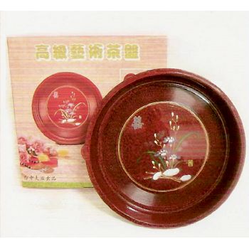 藝術茶盤(蘭花)X