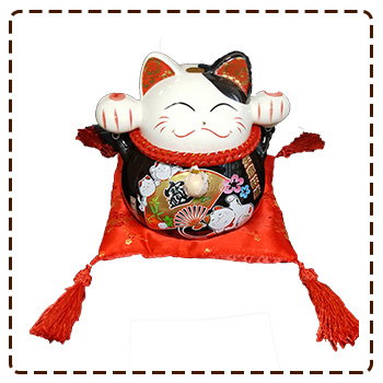 70180Y 7寸舉雙手招財貓