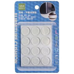 M9766-12 平圓透明保護墊(L)圓形