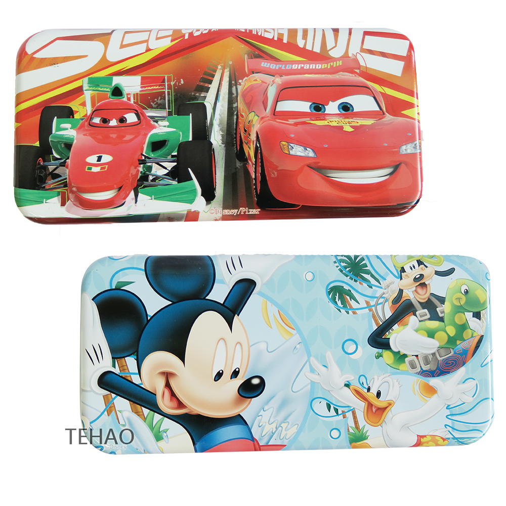 6644迪士尼雙層鐵筆盒