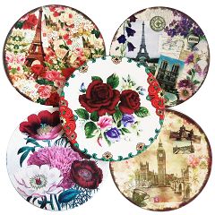 3212040 吸水陶瓷軟木杯墊(10.8C