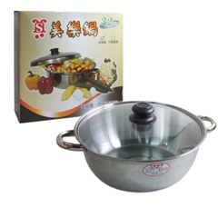 美樂鍋32CM(玻蓋)