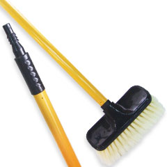 DK180 通水鐵柄洗車刷(黃)CM330M