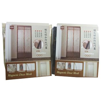 M3780 繡花磁扣防蚊門簾-附魔鬼