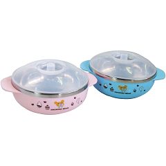 SH-375粉 #304 鄉村兒童碗12CM