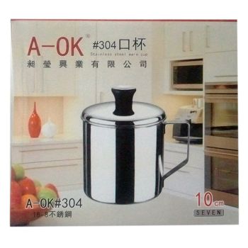 A-OK #304口杯+蓋-10CM