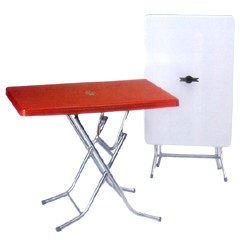 TB05 紅面生意桌2*3(高)